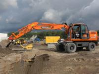 Колесный экскаватор DOOSAN DX160W в наличии в Омске